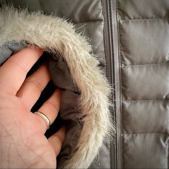 laundry by Shelli Segal grey/leopard winter coat - Picture 8 of 16